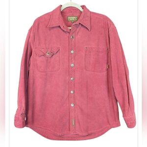M. Fine & Sons medium button down shirt in soft red/mauve